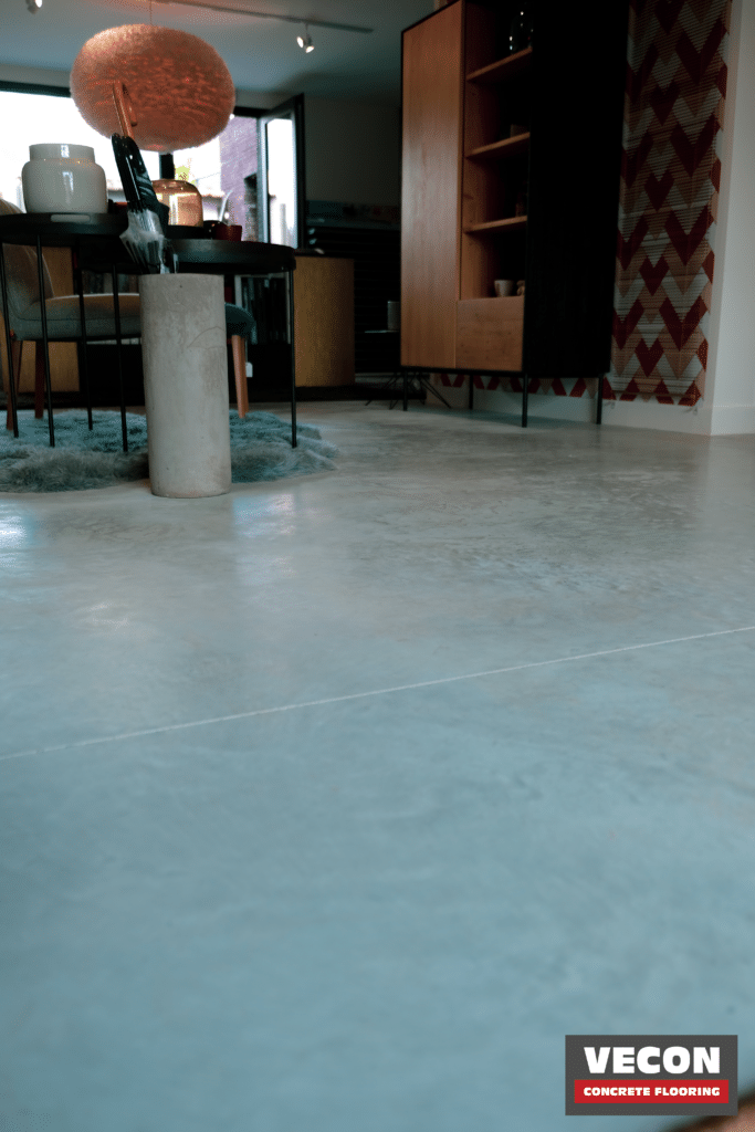 gepolierde betonvloer winkel Indigo